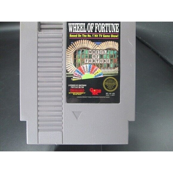 Wheel of‎ Fortune (NES, 1988) Cleaned, Tested, Working, W/ MANUAL - Picture 4 of 10